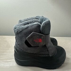 The North Face Faux Fur Gray Boots